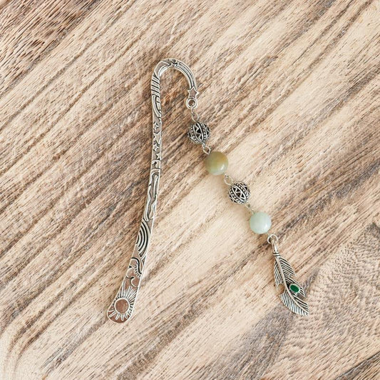 Rigid fine stone bookmark - Mixed stones-1